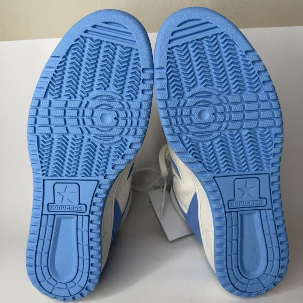 Converse Weapon Mid Shoes Mens 10.5 UNC Retro University Blue White NWT A10597C